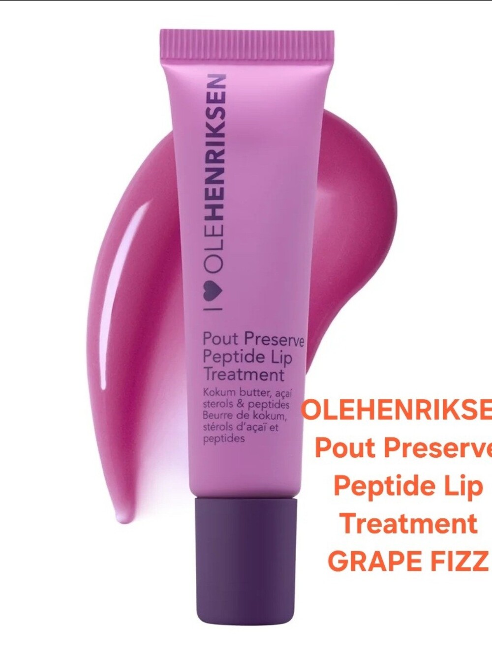 OLEHENRIKSEN Pout Preserve Peptide Lip Treatment GRAPE FIZZ. New💕